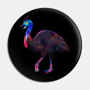 watercolor a cute cassowary smile Pin