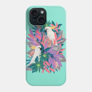 Colourful Tropical Cockatoos Phone Case