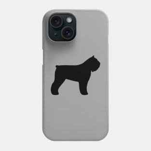 Bouvier des Flandres Silhouette Phone Case