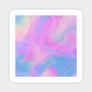 Abstract Contemporary Trippy Paint Magnet