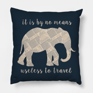 Around the World in 80 Days - Elephant Pillow