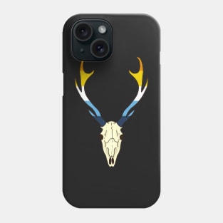 Aroace Pride Deer Skull Phone Case