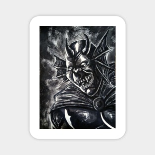 Etrigan "Gone Gone The Form O' Man" portrait (original) Magnet