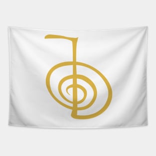 Cho ku rei Reiki Symbol Gold_2 Tapestry