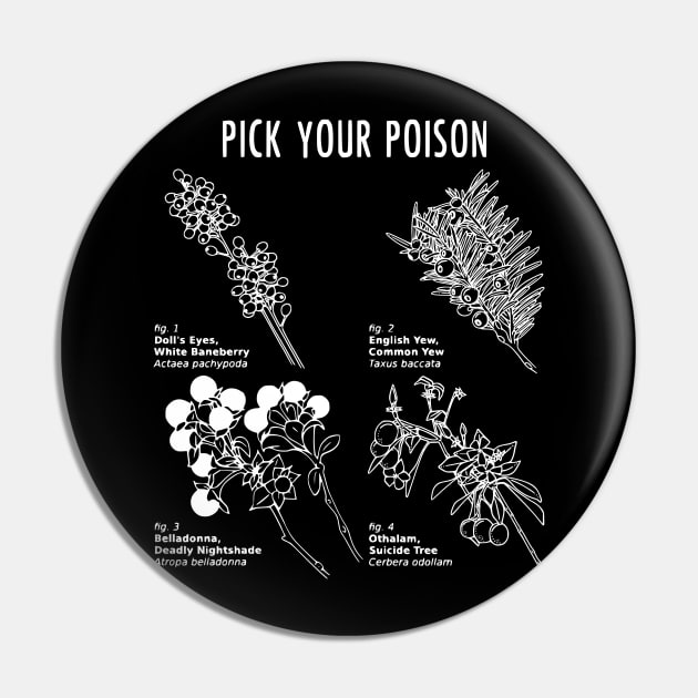 Pick Your Poison Pin by prettyinpunk