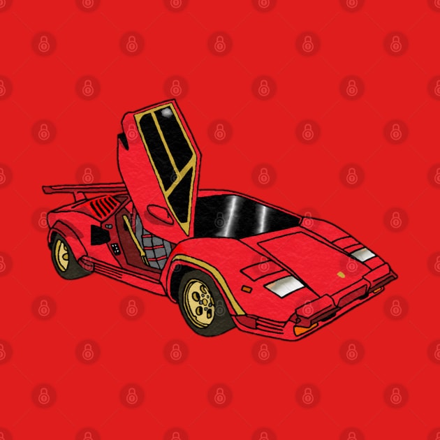 Lamborghini Countach by Dwils7924