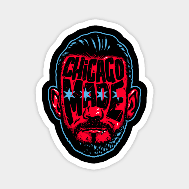 Chicago Made Punk Magnet by KDNJ