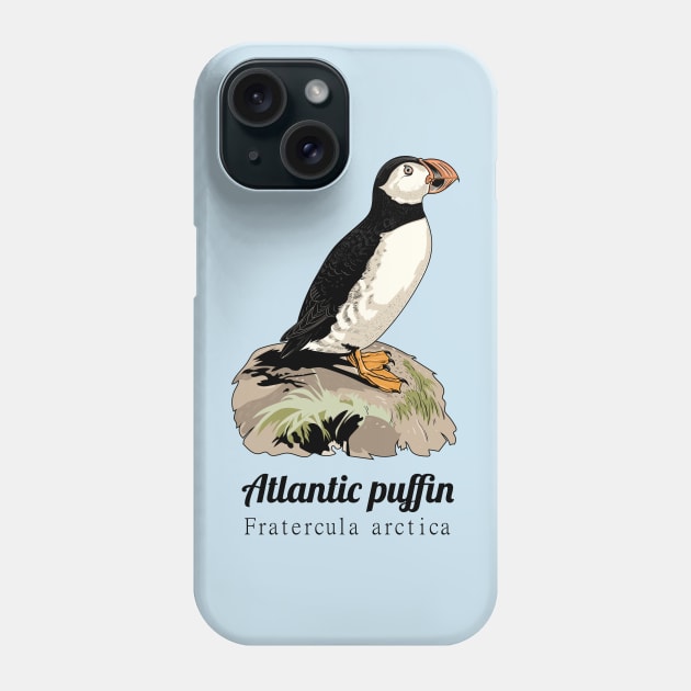 Atlantic puffin Phone Case by Frajtgorski