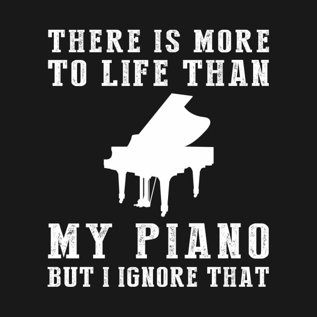 Piano Ignorance T-Shirt by MKGift