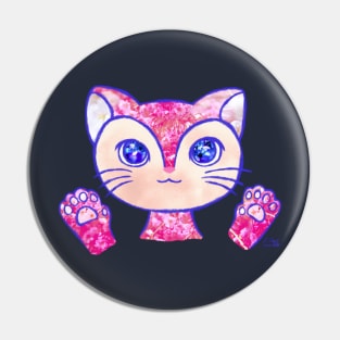 Flower Cat Pin