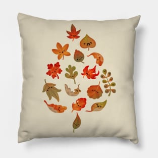 Sad fallen leaves Pillow