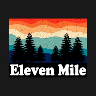 Vintage Eleven Mile Colorado Forest Camping T-Shirt