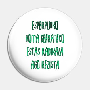 Esperpunko Pin