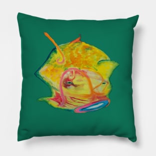 graffiti fish Pillow