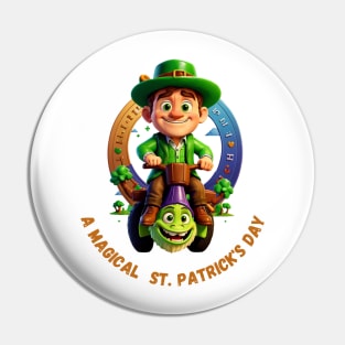 Whimsical Whispers: A Magical St. Patrick's Day Pin