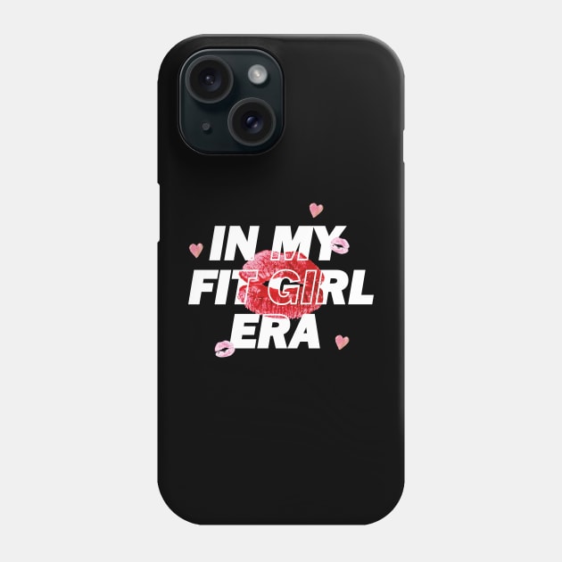 In My Fitness Girl Era. Workout, Gym Lover, Motivational For Girls Who loves Lift, Pomp Cover Phone Case by ANAREL