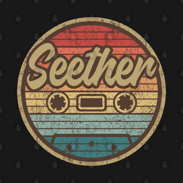 seether cassette retro circle by penciltimes