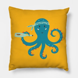 Octopus Pirate Pillow