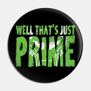 Just Prime Pin