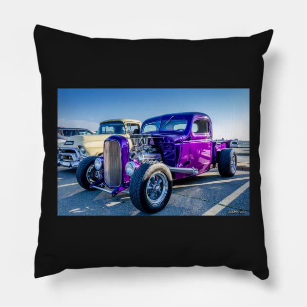 1938 Chevy Pickup with Buick Nailhead Pillow by kenmo