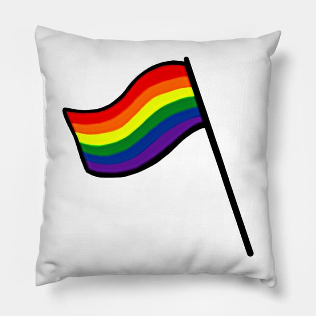 Pride Flag Pillow by Momo_Cas99