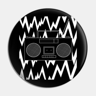 Boombox stereo Pin