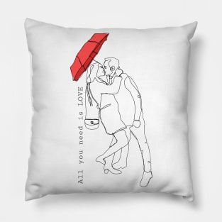 All you need is love. Valentines day gift idea Pillow