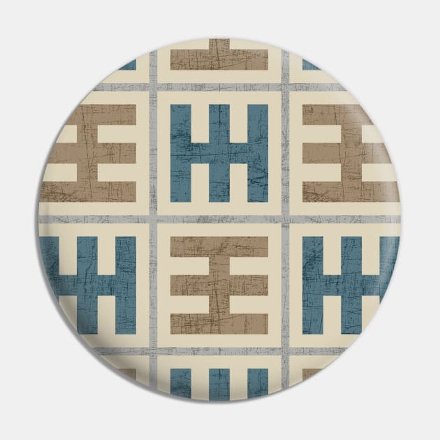 Tribal geometric pattern (Smokey taupe, navy and brown colors) Pin by lents