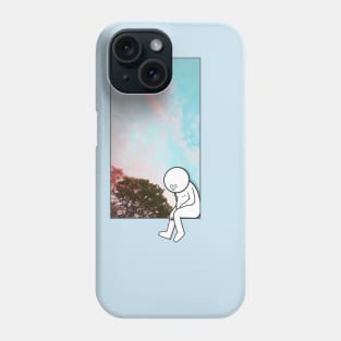 WhiteBoi Framed: Deep Thought Phone Case