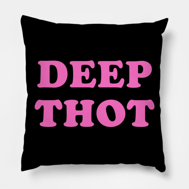 DEEP THOT Pillow by C.E. Downes