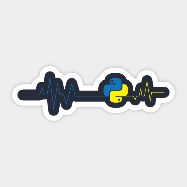 PYTHON! - Python Python Programmer Programmer - Sticker | TeePublic