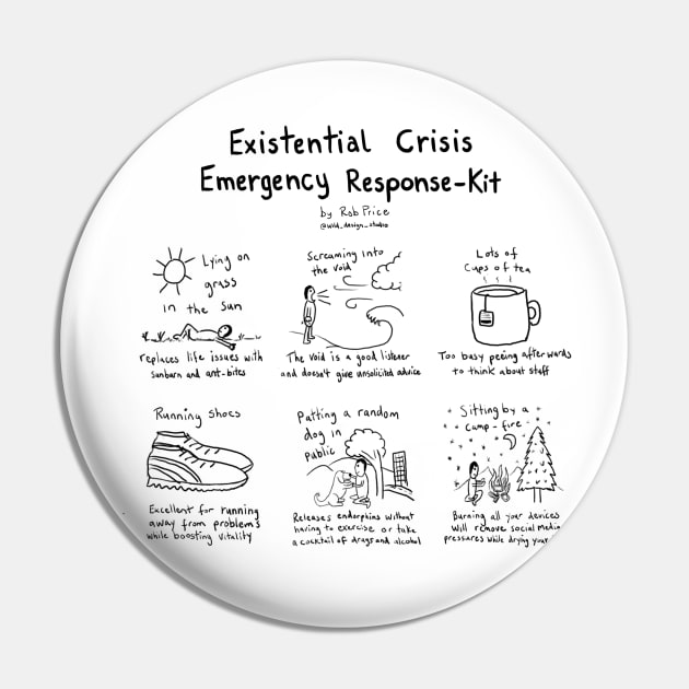 Existential Crisis Emergency Response Pin by wanungara