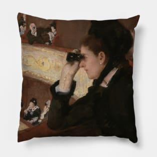 In the Loge by Mary Cassatt Pillow