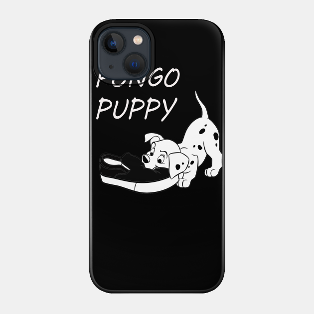 dalmatians puppies pongo biting shoes - Puppy - Phone Case