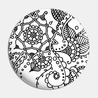 Henna Vines Pin