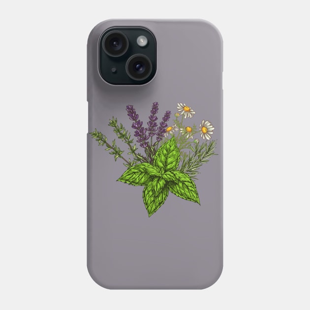 Medicinal Herbs Phone Case by NewWorldIsHere