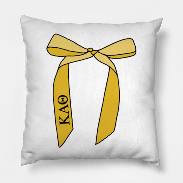 Theta Bow Pillow by Biscuit25