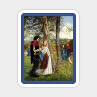 Sir Lancelot and Queen Guinevere - James Archer Magnet