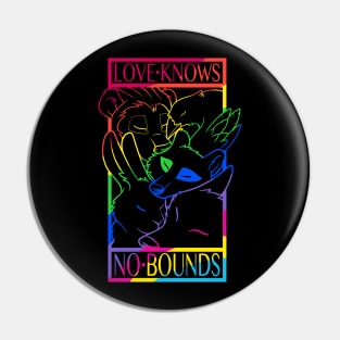 Love Knows No Bounds (dark) Pin