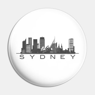 Sydney City Skyline Australia Pin