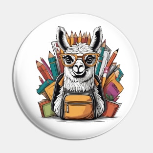 Llama at school, first second grade year, preschool, pre-k teacher design Pin