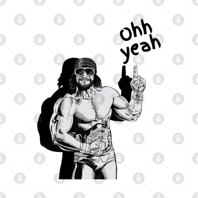 Randy savage t-shirt by Andre design