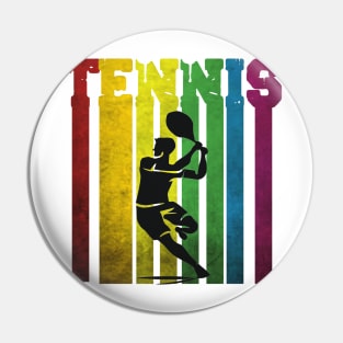 tennis vintage man gift Pin