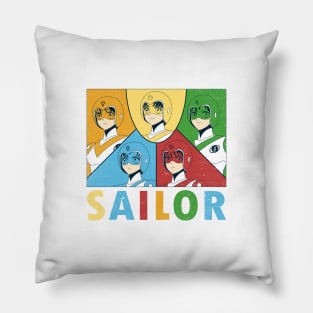 Let's Go Sailor Force Pillow