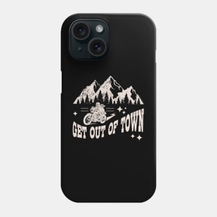 Get Out Of Town Motorcycle Design Phone Case