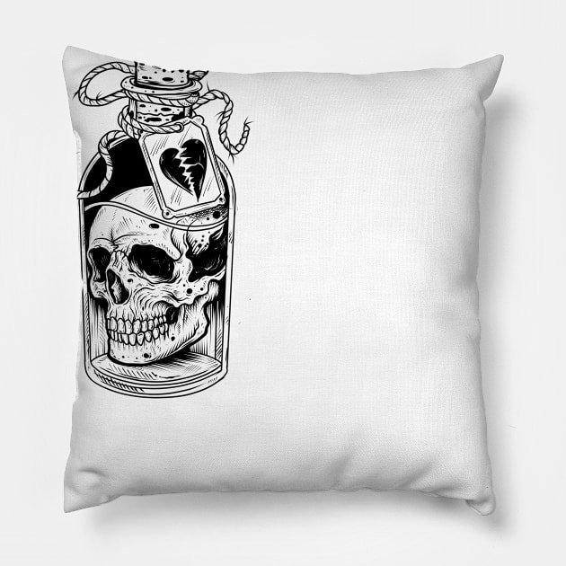 Toxic skull Pillow by Blunts