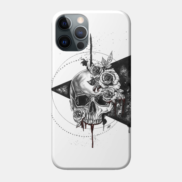 Geometric Skull - Skull - Phone Case