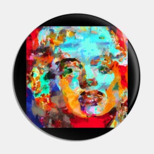 Marilyn Monroe Surreal Abstract Pin