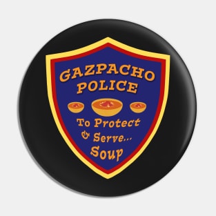 Gazpacho Police Protect and Serve Soup Pin