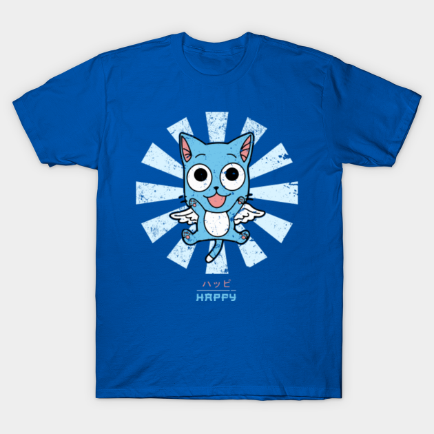 Happy Fairy Tail Retro Japanese - Fairy Tail - T-Shirt